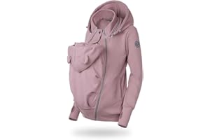 fun2bemum Pola 4in1 Baby Tragejacke für Mama Känguru Kapuze VORNE/HINTEN