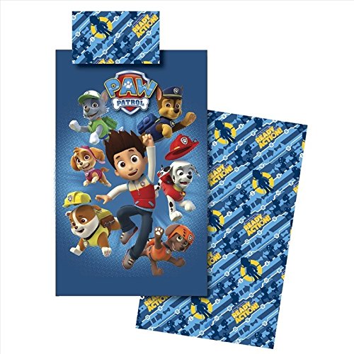 Nickelodeon PT20053 Paw Patrol Bettwäsche Kinder Bettwäsche Set 140x200 cm