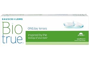 Biotrue ONEday BAUSCH LOMB sfäriska dagliga kontaktlinser, 30 st/8,6 BC/14,20 DAG/-03,75