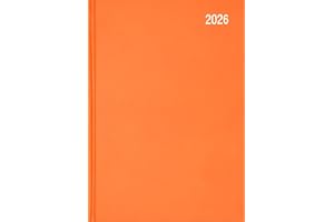Star Note 2026 A4 Week to View Diary Planner Daily Organiser - Orange