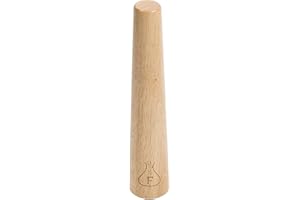 FERMENTOLOGY Sauer Stick - Solid Hevea Wood Vegetable Pounder and Tamper for Mason Jar Fermentation, Kimchi, Sauerkraut - Fits Ball, Kerr, Bernardin Canning Jars as Well as Fido Jars and Ceramic Crocks