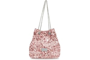 Ceihwa Tasche Glitzer Clutch Glitzer Pailletten Umhängetasche Pailletten Handtasche Hochzeit Tasche Damen Elegant Clutches Kettentasche Damen Abendtasche Glitzernde Handtasche Schultertasche
