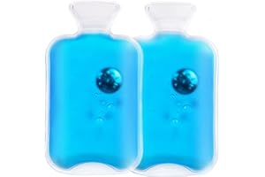 Vicloon Ogrzewacze do rąk wielokrotnego użytku, 2 szt., natychmiastowe ogrzewacze do rąk, wielokrotnego użytku, żelowe podkładki grzewcze na zimne dłonie, ocieplacze kieszonkowe