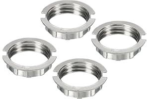 sourcing map G9 Socket Lamp M20 Adapter Ring for Lights Shade Holder White Pack of 4