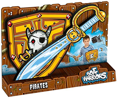 Soft Warriors - Pack Espada y Escudo Pirata