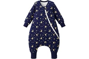 Duomiaomiao Sleeping Bag With Feet, Soft Cotton Baby Sleep Sack