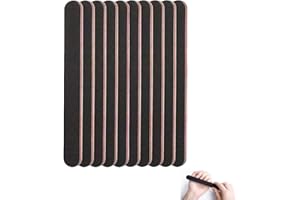 FYACCD 10 Pezzi Lima Per Unghie, 100/180 Nere lime per Unghie a Doppia Faccia, Lima per Lavabile a Unghie, Set di lime per Unghie Professional, er la Cura e lo Styling Delle Unghie