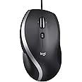 Logitech M500s Mouse con cavo con scorrimento iperveloce avanzato e inclinazione, pulsanti personalizzabili, tracciamento di 