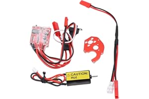 Dilwe 050 66T Motore Spazzolato + Set 30A Spazzolato ESC, per Axial SCX24 AXI90081 AXI00002 AXI00001 AXI00004 1/24 RC Car Upgrade Parts