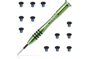 LeFix Lot de 12 vis Torx T5 M2 x 3 + 1 tournevis compatibles avec Dell XPS 13 9343 9350 9360 | XPS 15 9550 9560 9570 | Precision M5510 5520 5530 5540, pour Razer Blade, HP Envy 13