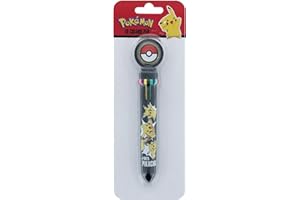 Blueprint Collections Stylo Pokémon multicolore | Papeterie pour enfants et fournitures scolaires | Cadeaux et papeterie Pokémon mignons