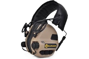 OPSMEN Electronic Hearing Protection Auricolare paraorecchie con ingresso AUX serie M31 sopprime Nocivo rumore Gunshot ampliando suoni di basso livello