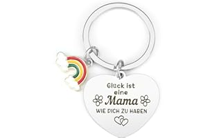 BOMEON Beste Mama Geschenk für Mütter Schlüsselanhänger Muttertagsgeschenk Geburtstagsgeschenk Weihnachtsgeschenke Ostergeschenk Mutter Geschenk Valentinstag Weihnachts Geschenke für Mama von Tochter Sohn