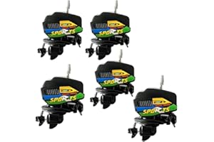 Wisboey Kaffeerührer für Motorboote, Kaffeerührer mit Aufziehbarem Bootsmotor, Einzigartige Gadgets, Um die Kaffeezeit Unterhaltsamer zu (5 Stück)