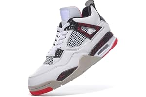 MANZOOR Herren Damen Basketballschuhe Mode Sport Air Retro Sneaker Studenten Anti-Rutsch Jungen Mädchen mit Luftpolster Sportschuhe