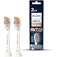 Testina per spazzolino Premium All-in-One Philips Sonicare Original A3, di colore bianco, confezione da 2 testine (Modello HX