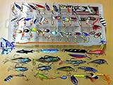 Ideal para Pike Bass, etc. Generic YanHongUk150730-622 1yh2592yh Ideal lucios enchufes cucharas ait Ideal P 51 pesca cebo suave rs 51 pezen juego enchufes Spinners ure juego S Ideal lucios