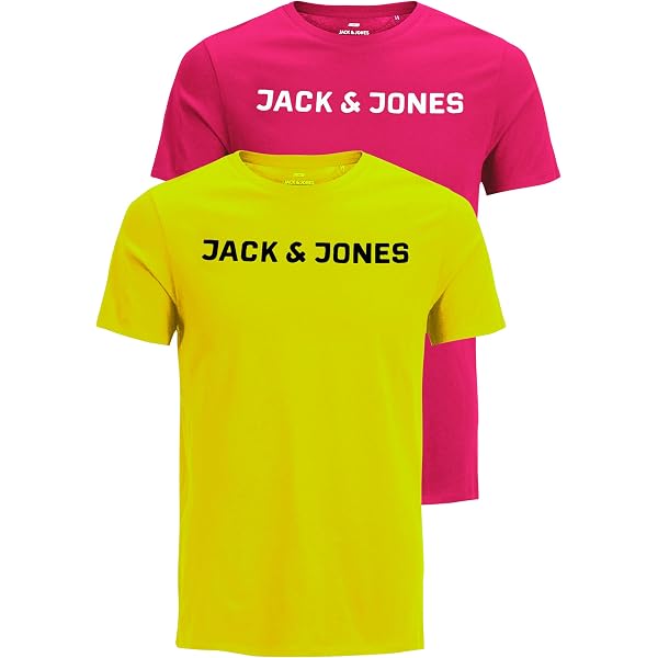 JACK & JONES Ensemble T-Shirt Et Pantalon Jacula SS Homme - Confort Quotidien En Coton Doux