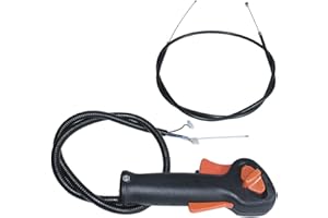 AUMEL 4137-180-1109 Kit de Interruptor de Cable del Mango del Acelerador para Desbrozadora Stihl FS75 FS80 FS85.