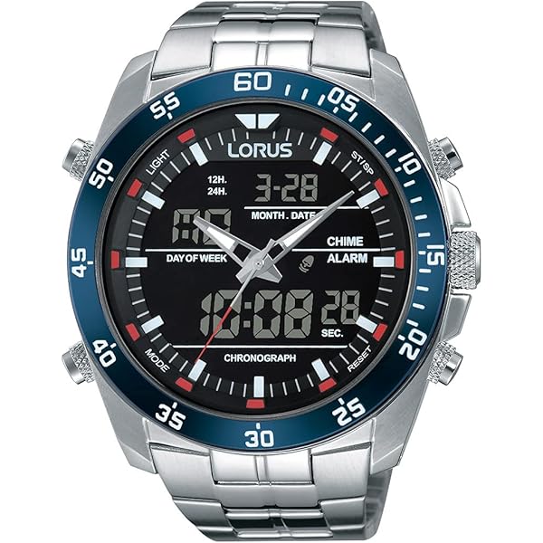 Lorus Orologio Analogico al Quarzo Uomo con Cinturino in Metallo RM330JX9