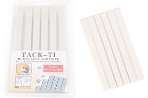 KOBOKO 50 sztuk plasteliny klejącej, klejenie zamiast wiercenia, klej ścienny bez wiercenia, rozpuszczalne podkładki samoprzylepne, paski samoprzylepne 3D, samoprzylepne podkładki samoprzylepne 3D, klej do ściany, do wielokrotnego użytku, do plakatów, ramek na zdjęcia