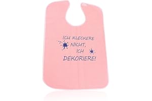 DHSBGWSX Rosa Still-Lätzchen, Wasserdicht, Bequem und Hautfreundlich, Geeignet für Erwachsene und ältere Menschen beim Essen