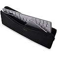Adore June case Keeb Combine compatible with Apple Magic Keyboard 2015-2025 & Magic Trackpad 2015-2025, keyboard case made of sturdy material, Black