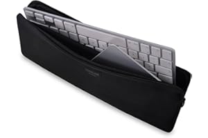 Adore June Housse Keeb Combine Compatible avec Apple Magic Keyboard 2015-2022 et Apple Magic Trackpad 2015-2022, Pochette Clavier de Haute qualité en matériau Robuste, Noir