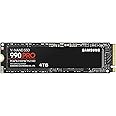 Samsung 990 PRO NVMe M.2 SSD, 4TB, PCIe 4.0, 7450MB/s Read, 6900MB/s Write, Internal SSD, for Gaming and Video Editing, MZ-V9