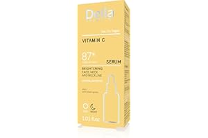 Delia Cosmetics - Siero illuminante - Vitamina C - Pelle con iperpigmentazione - Uniforma il colorito della pelle, illumina - leviga. Idratante - Vegano - 30ml