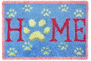 ROCKY&CHAO Myriad Choices Kit per tappeti, 60 x 40 cm, fai da te, per realizzare moquette, cuscino da cucito, decorazione per la casa, per principianti, adulti e bambini (casa)