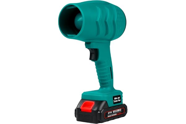 TICFOX Turbo Jet Blower, biltorkfläkt, 35 000 varv/minut handhållen storm turbofläkt kraftfull luftpistol jet fläkt trådlös l