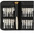Novo Interchangeable Precision Screwdriver Set With Case Mini Screwdriver Tool Kit Pouch Glasses Eyeglass Sunglass Repair Tool For Watch Laptop Mobile Phone, Standard, Assorted