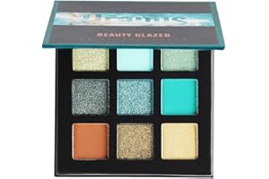 Beauty Glazed 9 kolorów Matowy Shimmer Wodoodporny cień do powiek Trwała Wysoce pigmentowana paleta cieni do powiek (4)