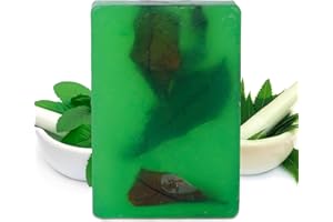 SVATV Handcrafted savon with Neem & Tulsi | Soothing Herbs | Moisturized skin - Traditional Ayurvedic Herbal all skin types - 125 GM