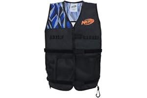 Toy Partner Nerf Elite Vest, NER0157, Blue and Grey, Single