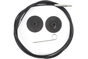 KnitPro Aiguille Circulaire à Embouts interchangeables Noir, Makes 150cm/60