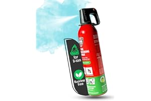notlok Safety Work - 750g extintor para Incendios eléctricos | extintor Spray A F + baterías de Litio y baterías de Coche | extintor de Grasa, extintor hogar, extintor Coche extintor Espuma