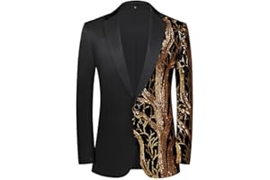 PYJTRL Uomini Moda Viola Colorato Velluto Lustrini Blazer