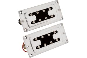 Steg lyws Humbucker Hals Set Tonabnehmer für Rickenbacker Bass Gitarre Teile C4 Chrom