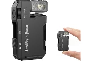 SMALLRIG Rechargeable Mini EDC Flashlight, 400 Lumens Magnetic Pocket-Sized LED Light, IP65 Waterproof, with 1/4”-20 Screw, D
