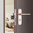 Godrej Locking Solutions and Systems Steel Mortise Lock I Door Handle Lock For Main & Internal Door | Elc 10 | 6-Lever Locking Mechanism | Reversible Latch | Lock For Wooden Doors (Rose Gold Finish)