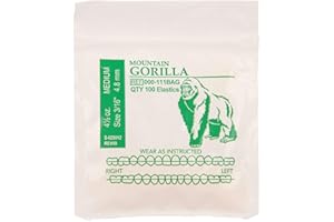 American Orthodontics Elastics Wildlife Gorilla | Medium, 4.5 Oz, 3/16" Size, 100 Packs Per Box, 10,000 Total | Made in The USA | Exacting Dimensions, Precision Cutting, Top Quality Latex Tubing