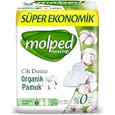 Molped S&uuml;per Ekonomik Pure & Soft Pamuklu Hijyenik Ped (1 x 24 Adet)