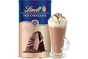 GENERIC Lindt Hot Chocolate Powder, Premium Vegan-Friendly Drinking Chocolate, 300g - Christmas, Easter, Valentines, Mothers Day, Gift