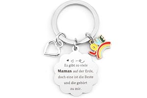 Bicfuiot Mama Geschenk Weihnachts Geschenke für Mama Mutter Geschenke für Mütter Mama Schlüsselanhänger