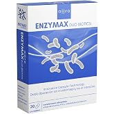 AORA Enzymax Duobiotics - Digestive Enzymes, Probiotics and Intestinal Prebiotics - Double Release Cap in Cap Capsule - 20 Ca