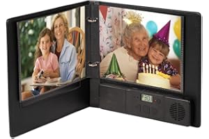 Talking Products, Album fotograficzny Deluxe z możliwością nagrywania plików MP3 i głosu. Czas nagrywania 2 godziny. Strony 30 x 7 x 5 cali. Stwórz swój własny spersonalizowany album z wycinkami, księ