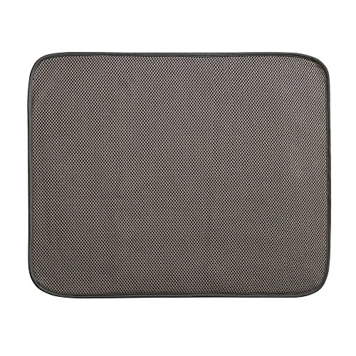 InterDesign 40131EU iDry Küchen-Matte, 46 x 41 cm groß, Mokka / Elfenbein - 2