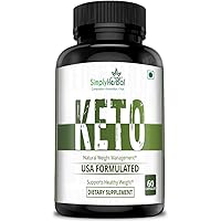 Simply Herbal Keto Capsules for Weight Loss Natural & Advanced Fat Burner Supplement 800 MG, 60 Capsules, Green Tea Extract, Green Coffee Extract and Garcinia Cambogia Extract (1)